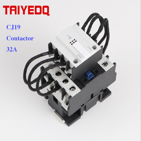 CJ19-32A Ac Contactor Electrical Switching Capacitor Connection, contactor for capacitor AC220V/380V ► Photo 1/3