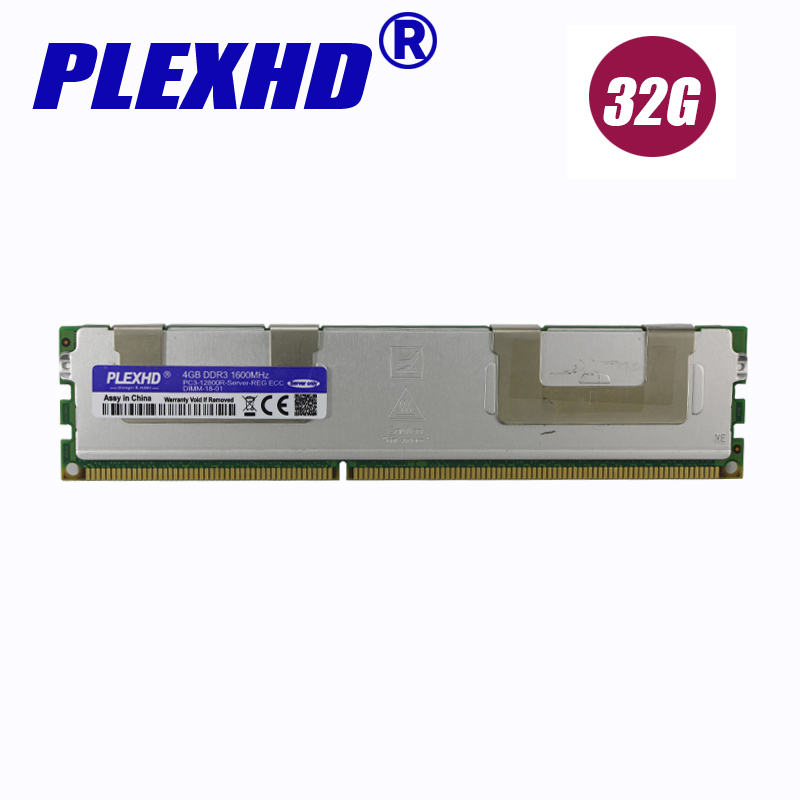 DDR3 4GB 8GB 16GB 32GB REG-ECC Server Memory 1333 1600 1866MHz DDR 3 Radiator dimm REG ram Supports X58 X79 Motherboard 8GB 1600MHZ