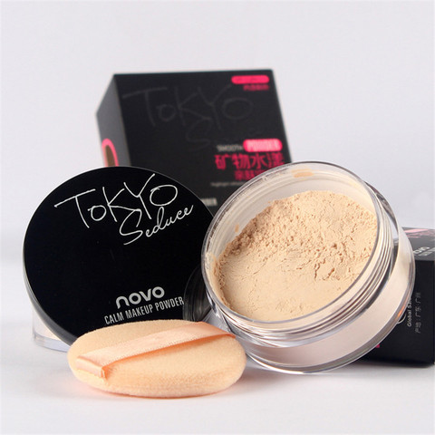 4 Colors Loose Powder Face Whitening Skin Finish Transparent Mineral Makeup Cosmetic Foundation Setting Powder ► Photo 1/6