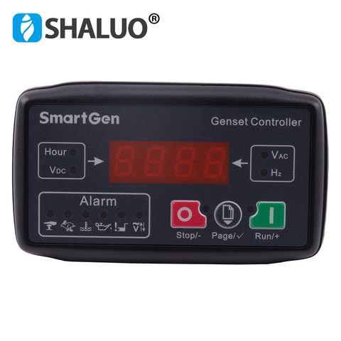MGC100 small genset controller auto start protection module universal LED display controller board gasoline generator set part ► Photo 1/6