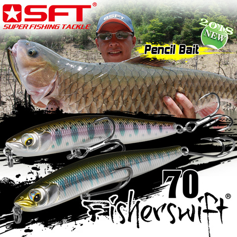 SFT sinking minnow Fishing Lure baits 90mm 17g 70mm 10g Hard Pencil Lures Sinking Artificial Sea Bass Fish Bait ► Photo 1/6