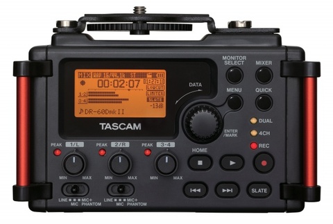 Original Tascam DR-60DMKII Handheld digital voice recorder professional Linear PCM Recorder Mixer DSLR VIDE For DSLR SLR Camera ► Photo 1/1