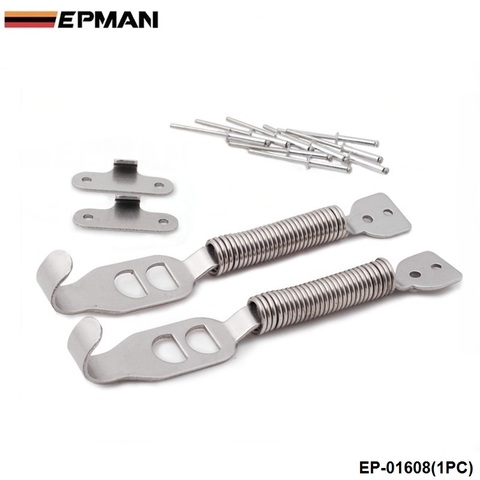1Pair Spring type boot hold down hooks bonnet stainless steel pin trunk EP-01608(1PC) ► Photo 1/6