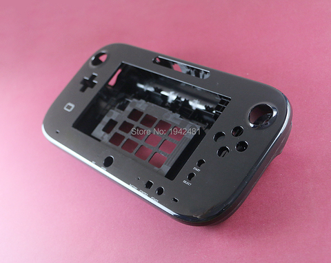 1set Limited Replacement Housing Shell For Wii U wiiu Game Pad Console Repair Parts Black white with Battery Cover Door ► Photo 1/6