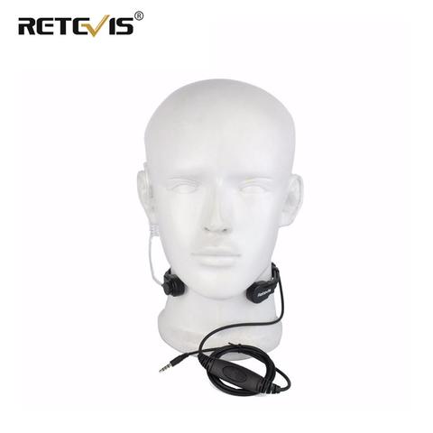 Retevis R-151 1Pin 3.5mm PTT Throat Mic Flexible Earpiece Covert Air Tube Headset Headphone For Mobile Phone/Speakers/Computers ► Photo 1/6