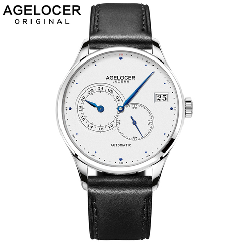 AGELOCER New Luxury Brand Mechanical Watches Business Men Watch Self-Wind Automatic Fashion Waterproof 50m Wristwatch ► Photo 1/6