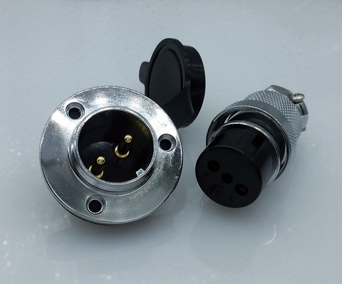 DF25 GX25 2Pins 25mm  Aviation plug  and socket Connector kit GX25 Socket+Plug+WaterProof Cap Aviation plug interface ► Photo 1/1