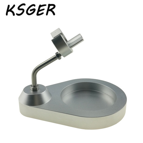 KSGER Alloy Metal Stand Holder For Stainless Steel Alloy 9501 Soldering Handle Iron Stm32 Oled Stc T12 Controller Electric Kits ► Photo 1/6