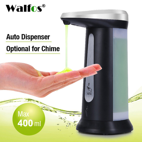 WALFOS 400Ml ABS Electroplated Automatic Liquid Soap Dispenser Smart Sensor Touchless Sanitizer Dispensador for Kitchen Bathroom ► Photo 1/1