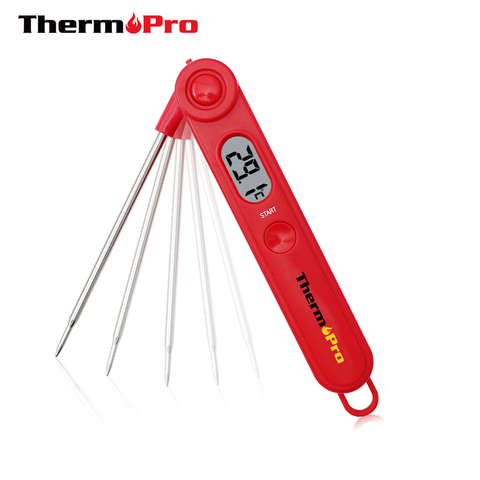 ThermoPro TP03 Flip Tip Digital Instant Read Food Cooking Meat Thermometer with Probe for Kitchen Cooking, BBQ, Poultry, Grill ► Photo 1/5