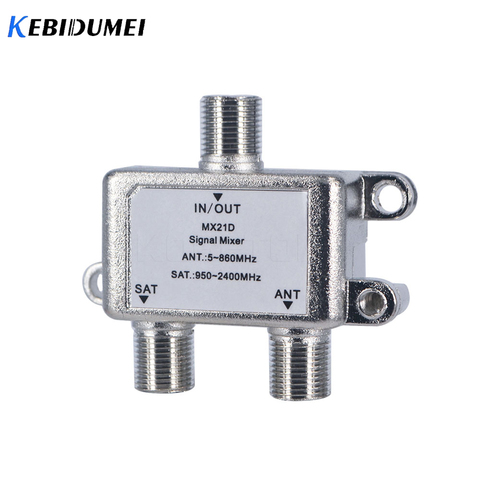 Brand new 2 In 1 Dual-use 2 Way Port TV Signal Satellite Sat Coaxial Diplexer Combiner Splitter Combiners Cable Switch Switcher ► Photo 1/5
