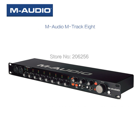 M-audio professional sound card M-Track Eight recording studio uses 8 in 8 out audio interface Pro-Grade Audio 24-bit/96 kHz ► Photo 1/1