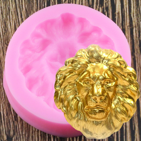 Lion Head Silicone Mold Resin Clay Molds Animals Cake Decorating Tools Fondant Chocolate Candy Gumpaste Moulds ► Photo 1/6