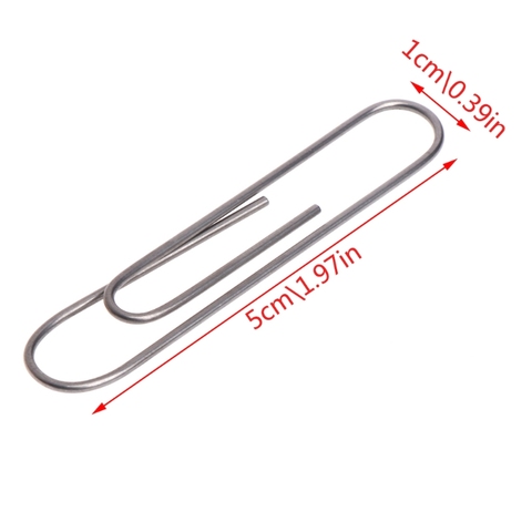 1PC Kids Classic Toys Self Bending Paperclip Nitinol Shape Memory Shift Magic Trick ► Photo 1/6