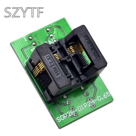 Top Quality Chip programmer SSOP8 (28) -0.65 adapter socke t to DIP20 and DIP8 ots8 (28) -0.65-01 ► Photo 1/2