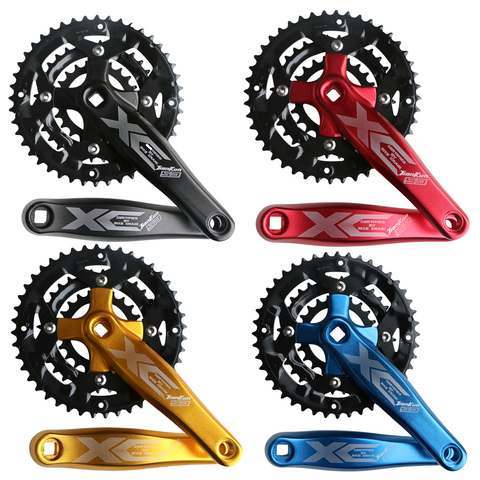 MTB Road Bicycle Crank set 22T 32T 44T 9 Speed 27S bike Crankset Gear Disc sprocket 170mm crank 104BCD 64BCD chainring plate ► Photo 1/1