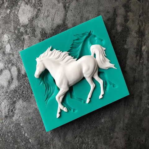 Horse Fondant Cake Silicone Mold Cookie Ice Cream Molds Biscuits Candy Chocolate Mould Baking Cake Decoration Tools ► Photo 1/3