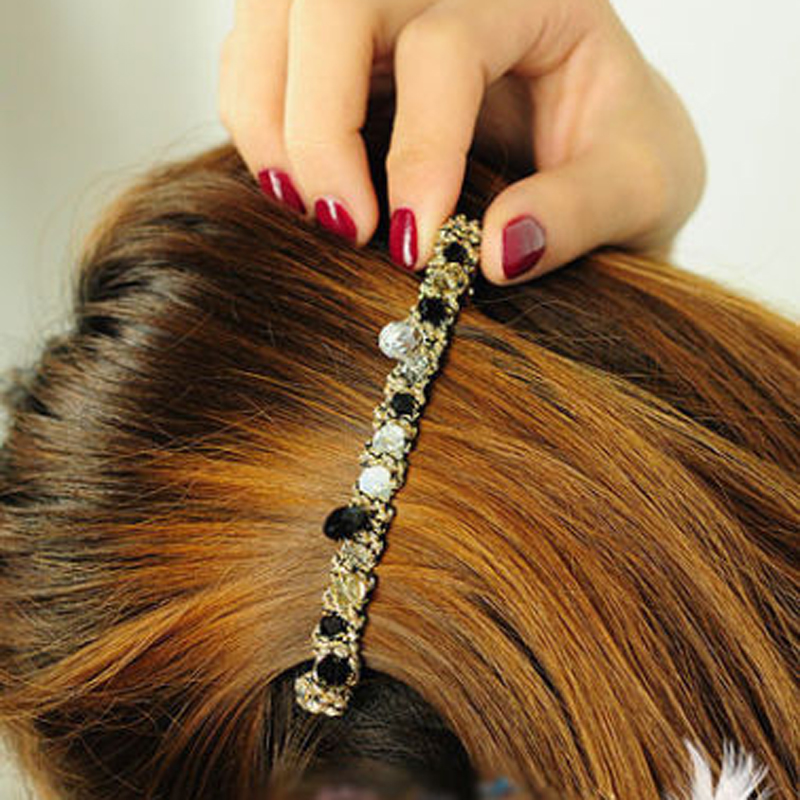 Butterfly Crystal Hair Fashion Rhinestone Hair Clip Barrette Head Wear Hairpin