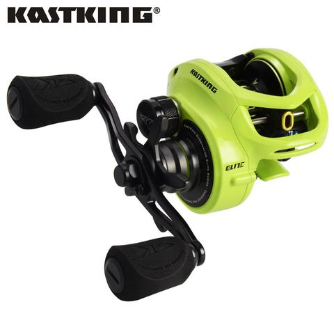 KastKing Bassinator Elite Baitcasting Fishing Reel 8kg / 17.65LB Drag 10+1  Ball Bearings 6.6:1/8.1:1 Gear Ratito Fishing Coil