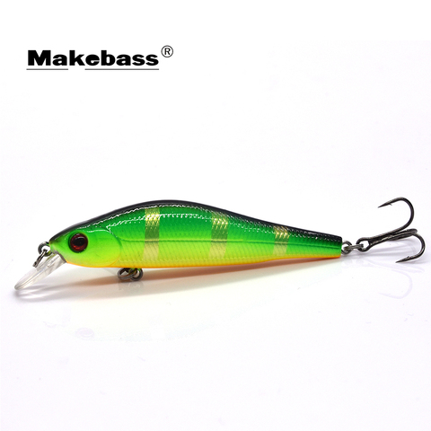 MAKEBASS Jerkbait Minnow Suspending Hard Baits 3in/0.3oz Artificial Fishing Lures Fishing Tackle Focus on Middle and Upper Layer ► Photo 1/6