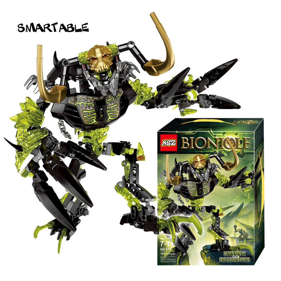 Smartable BIONICLE Fire Action figures Building Block Toys Best Christmas Gift 