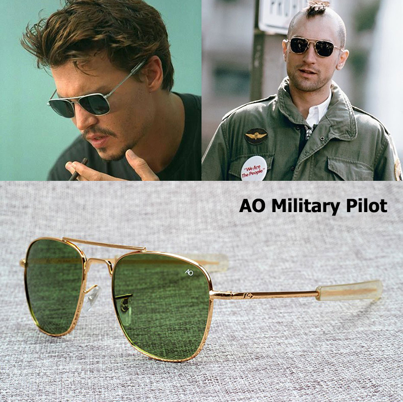JackJad New Fashion Army MILITARY AO Pilot 54mm Brand American Optical Glass Lens Sun Glasses Oculos De Sol Masculino - Price history & Review | AliExpress Seller - Store | Alitools.io