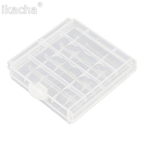 2pcs New Hard Plastic full Case Cover Holder AA / AAA Battery Storage Box Container Bag Case Organizer Box Case ► Photo 1/6