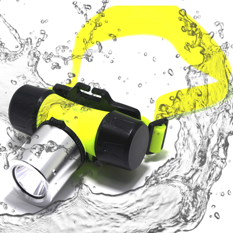 6800Lumen XML T6 LED 3 Mode Waterproof Scuba Diving Headlamp Underwater Headlight torch Light +18650 battery /charger+box ► Photo 1/6