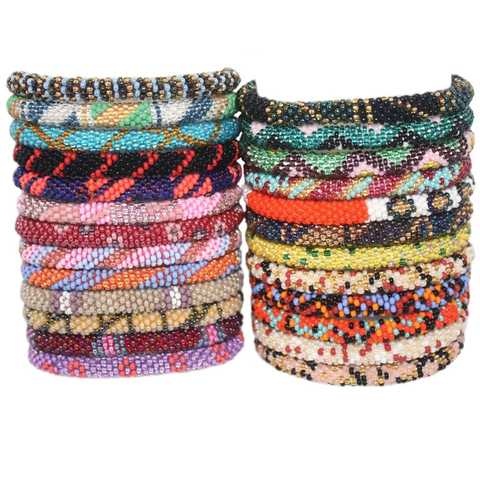 Nepal bracelets Czech bead bracelet Fashion Handmade bracelet best unique gifts 100pcs ► Photo 1/6