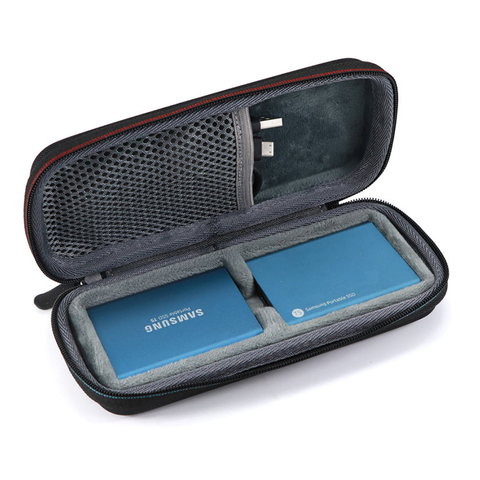 New Holds 2PCS Hard EVA Carry Case for Samsung T5 / T3 / T1 Portable SSD 250GB 500GB 1TB 2TB USB 3.1 External Solid State Drives ► Photo 1/6