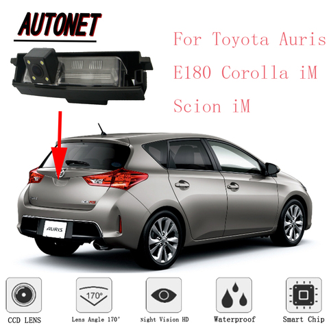 AUTONET rear camera For Toyota Auris E180 Corolla iM Scion iM Corolla/Reverse Camera/CCD/Night Vision license plate Camera ► Photo 1/6