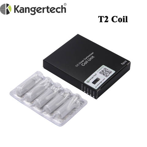 50pcs/lot Kanger T2 Long Wick Heating Replacement Coils 1.8ohm 2.2ohm 2.5ohm  For Kangertech T2 Atomizer Clearomizer Vape ► Photo 1/1