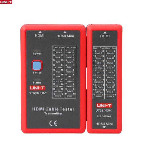 UNI-T UT681HDMI HDMI-Mini Cable Tester Network Cable Tracker LED Display Manual/Auto Power Off ► Photo 1/6