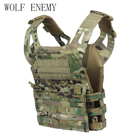 Children Mini 1000D Tactical Military Molle Plate Carrier JPC Vest Safety Protection For Kids Outdoor Activity ► Photo 1/6