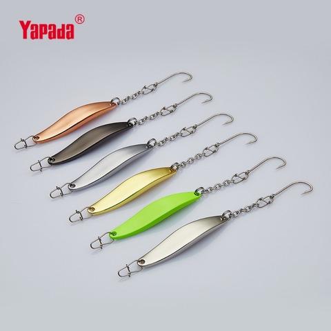 YAPADA Ice Fishing 509 Curve 8g 50mm Single Hook Multicolor Metal Jigging Spoon Fishing Lures ► Photo 1/6