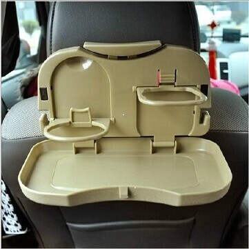 PORTABLE CAR FOLD MULTI LAPTOP DESK TABLE SEAT MOUNT CUP HOLDER DINING TRAY ► Photo 1/5