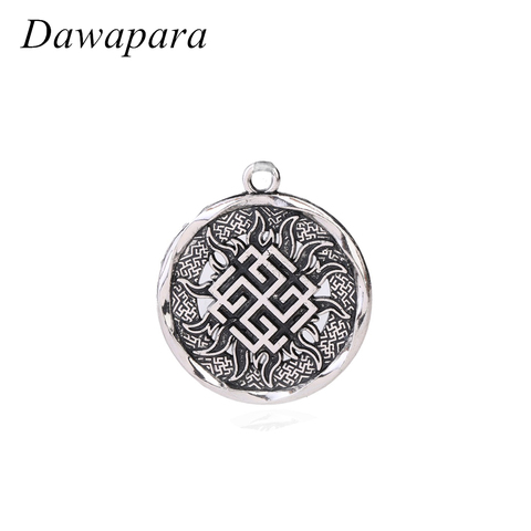 Dawapara Svarozhich Russian Slavic Coin Pendants Amulet and Talisman Necklaces Accessories Pagan Metal Tags Jewelry for Men ► Photo 1/6