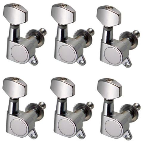 6 Pcs Zinc Alloy Guitar Sealed String Tuning Pegs Machine Heads  Accessories for Acoustic Electric Guitar Parts 6R ► Photo 1/4