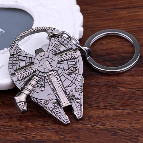 Bottle Opener Keychain Metal Stainless Steel Key rings Collection Figurines Gifts ► Photo 1/1