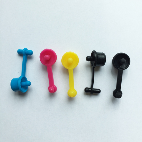 Quality 5 Pcs Sealed Color Plug CISS Ink Tank Bottle Cover Worldwide Using For Brother Epson Canon HP Printer ► Photo 1/1