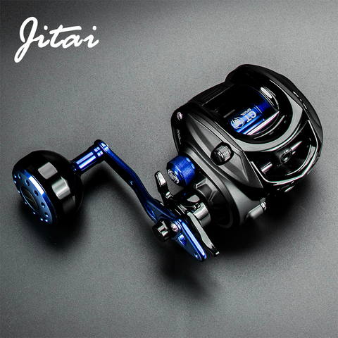 JITAI Baitcasting Fishing Reel Stainless Steel 12BBs 8KG Carbon Drag Carretilha de pesca Coil Wheels Aluminum alloy Handle Knob ► Photo 1/6