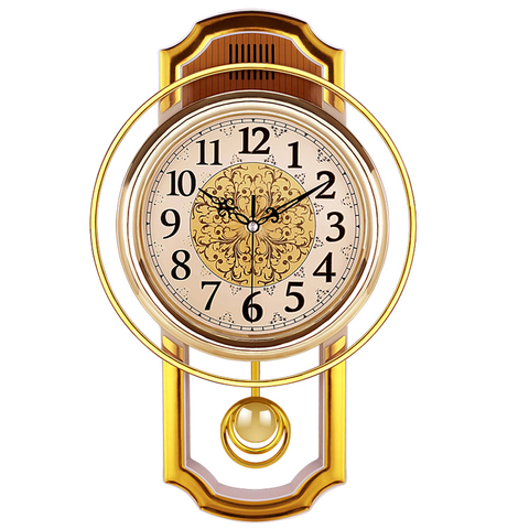 Vintage Pendulum Clock Wall Home Decor Silent Best Selling 2022 Products Clock Shabby Chic Reloj Pared Grande Home Decor ► Photo 1/6