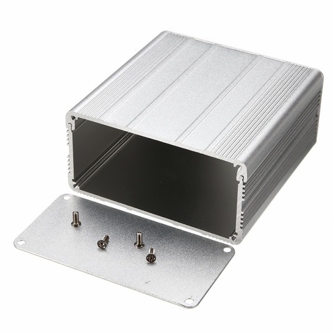 1pcs Silver Electronic Aluminum Enclosure Box DIY Electronic Project PCB Instrument Box Waterproof Instrument Case Storage ► Photo 1/6