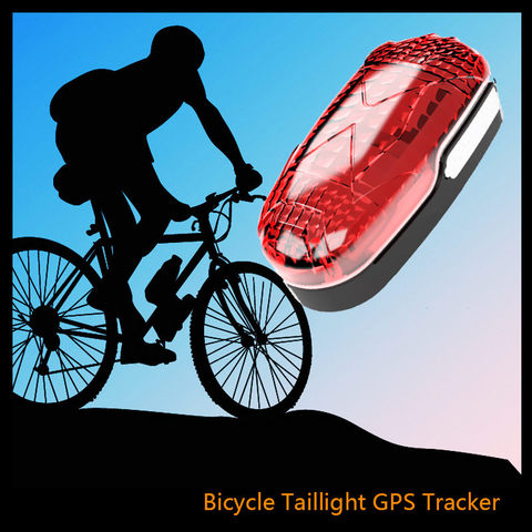 TKSTAR TK906 long standby time waterproof led light gsm gps tracker for bike easy hidden sim card bicycle lifetime free platform ► Photo 1/6