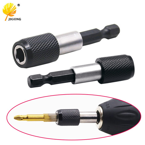 6.35mm 1/4 Hex Shank Quick Release Electric Drill Magnetic Screwdriver Bit Holder 60mm ► Photo 1/6