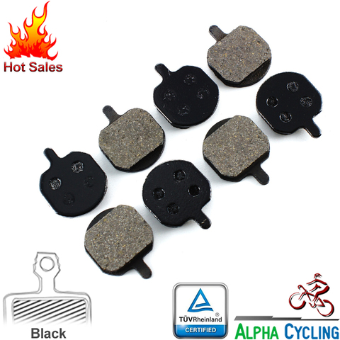 Bicycle Disc Brake Pads for Hayes SOLE, GX-C, MX2 MX3 MX4 Disc Brake,  4 Pairs, Resin Black ► Photo 1/4