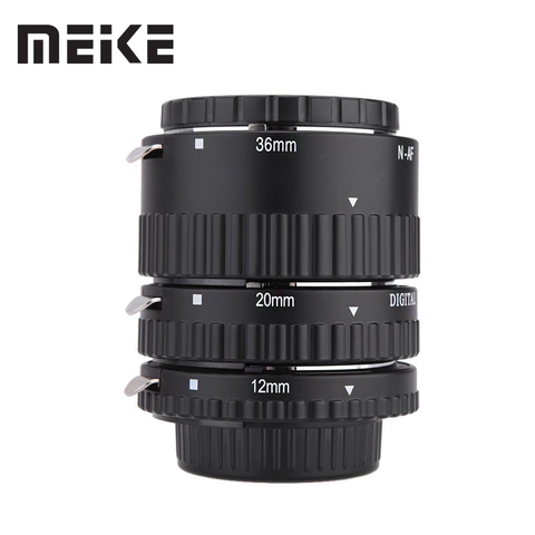 Meike Auto Focus Macro Extension Tube Set Ring N-AF1-B for Nikon D7100 D7200 D7000 D5200 D5300 D3100 D3300 D800 D600 D90 D80 ► Photo 1/5