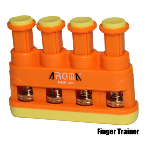 Aroma RHF-05 Guitar Bass Piano Finger Workout Gym Exerciser Medium Tension Hand Grip Trainer Power Gripper ► Photo 1/3