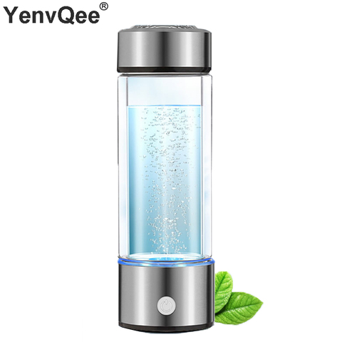 420ML 3Mins Hydrogen-Rich Water Cup Lonizer Alkaline Maker Rechargeable Super antioxidants ORP Hydrogen Bottle ► Photo 1/6