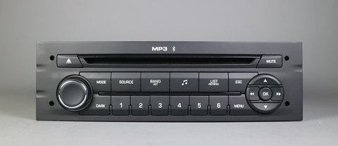 Genuine Original large panel RD45 Car Radio with CD USB Bluetooth aux MP3 for Peugeot 207 206 307 308 807 Citroen C2 C3 C4 C5 C8 ► Photo 1/4